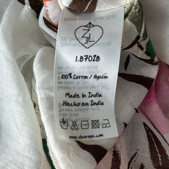 Z & L Kimono PomPom Boho Beach Cover Up/Dress - Picture 9 of 9